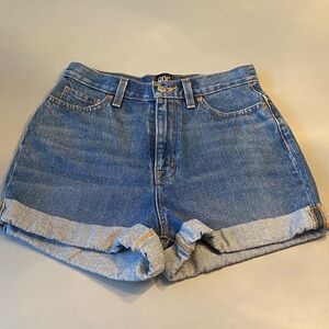 BDG Rolled-Hem Blue Denim Shorts size 26 Small Jean